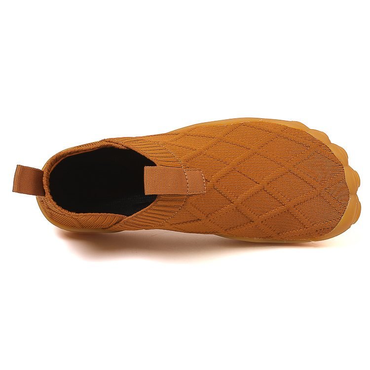 Lightweight Knit Slip-On Walking Shoes, top view