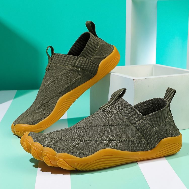 Lightweight Knit Slip-On Walking Shoes, product lifestyle view