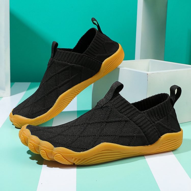 Lightweight Knit Slip-On Walking Shoes, product lifestyle view